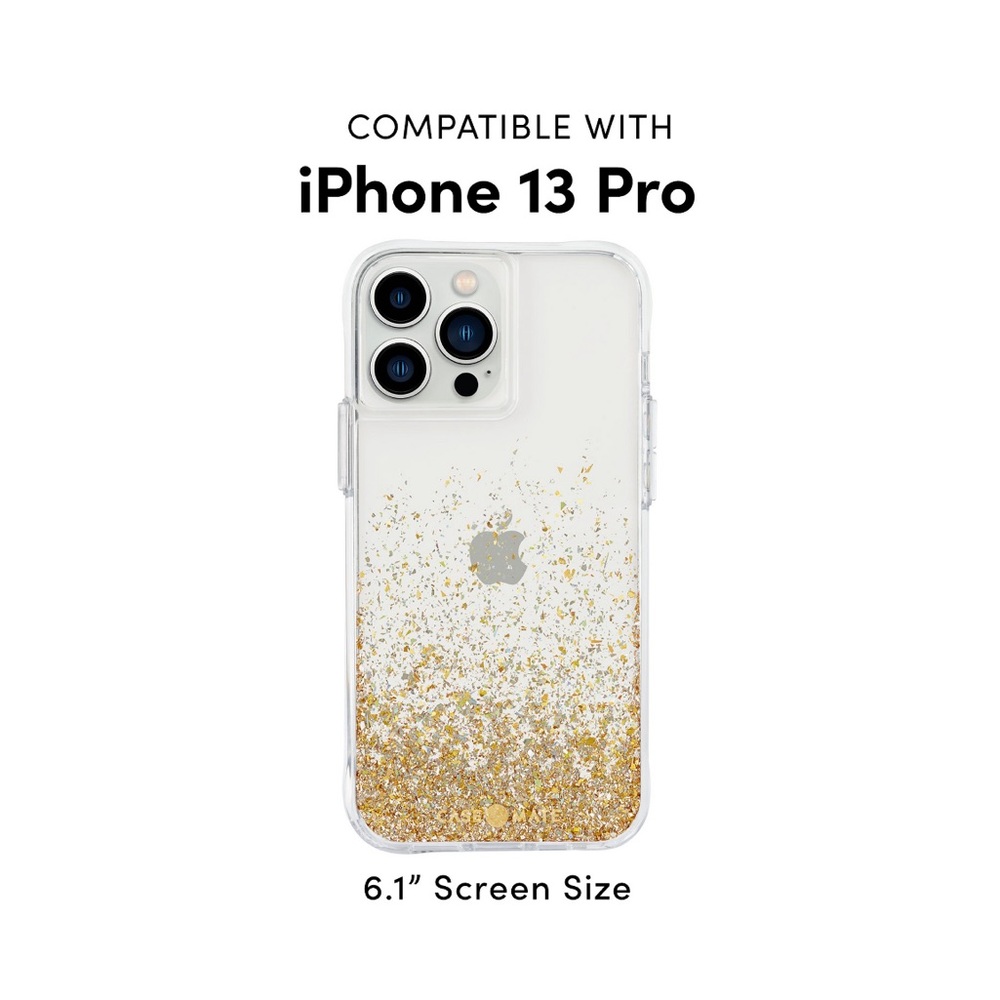 NWT Case-Mate iPhone 13 Pro Twinkle Ombre (Gold) Protective Case